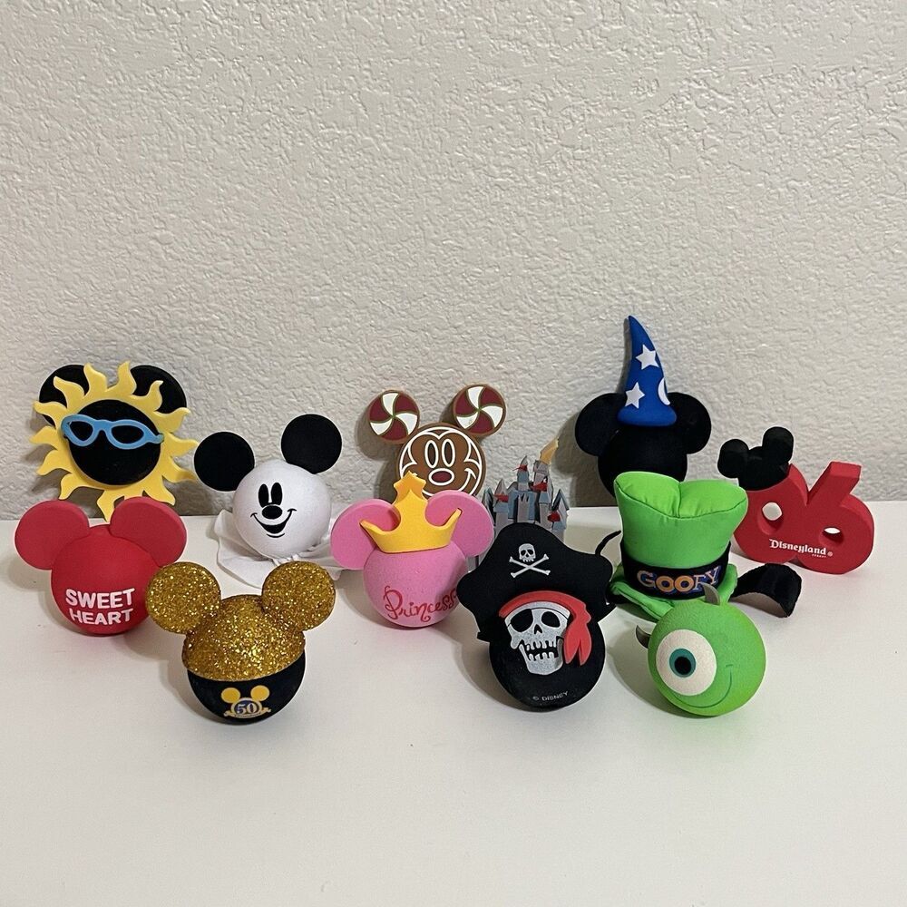 Disney Parks Antenna Ball Toppers Lot of 12 Mickey Minnie Goofy Castle Mike